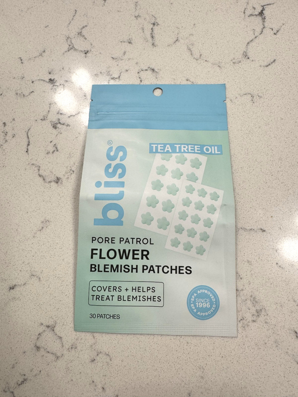 Bliss Pore Patrol Flower Blemish/Acne Face Patches Tea Tree Oil 30 Count SEALED